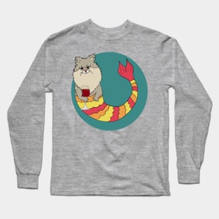 Pixie the Pomeranian Mermutt Long Sleeve T-Shirt